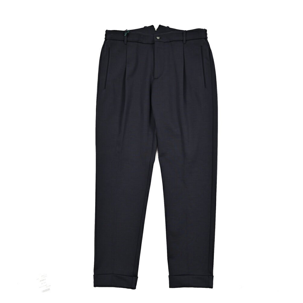 SALE|BERWICH "RETRO TECH" ストレッチウール ワンタックジャージースラックス|425247 - 48|GUARDAROBA MILANO OFFICIAL STORE
