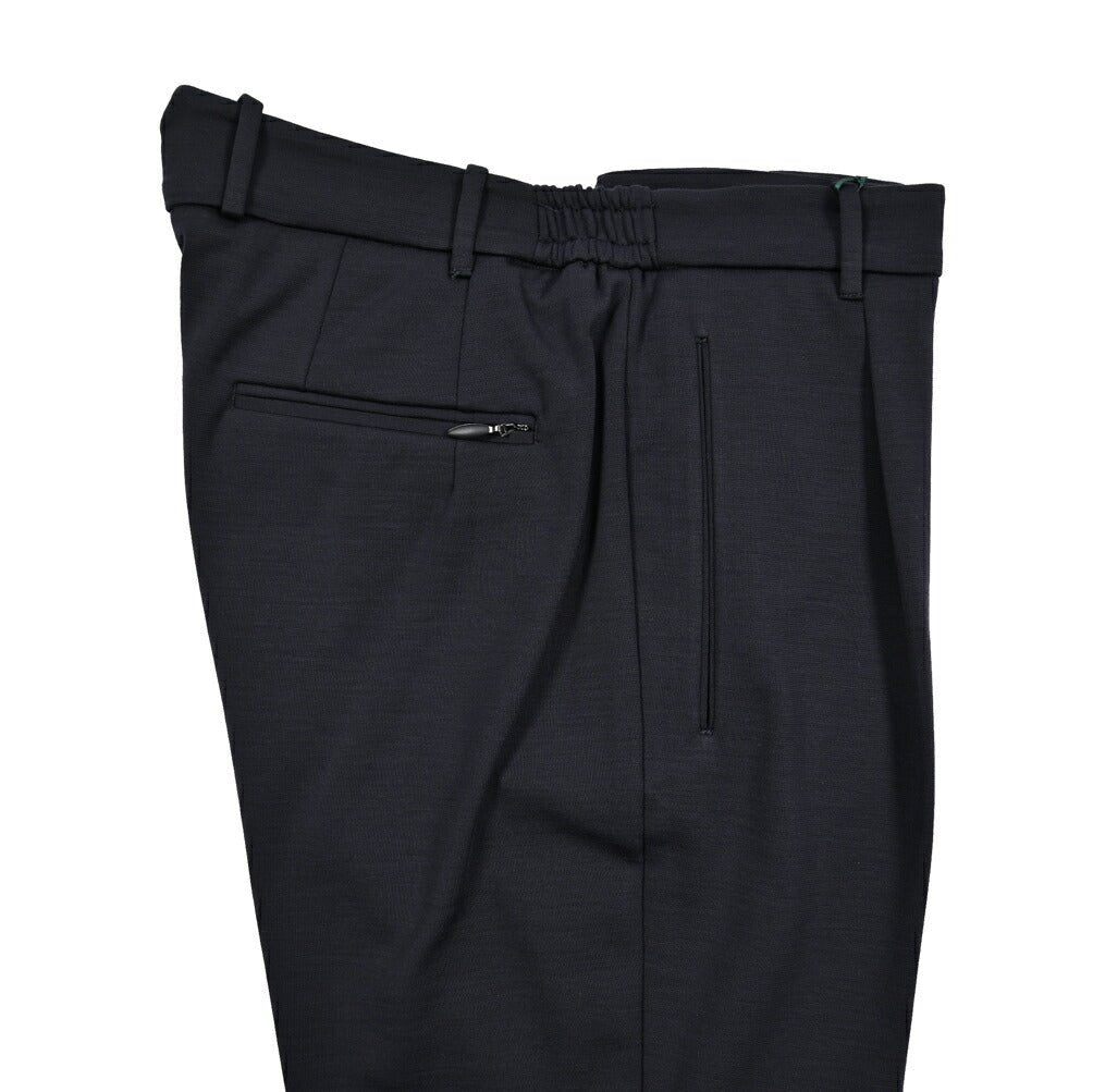 SALE|BERWICH "RETRO TECH" ストレッチウール ワンタックジャージースラックス|425247 - 48|GUARDAROBA MILANO OFFICIAL STORE