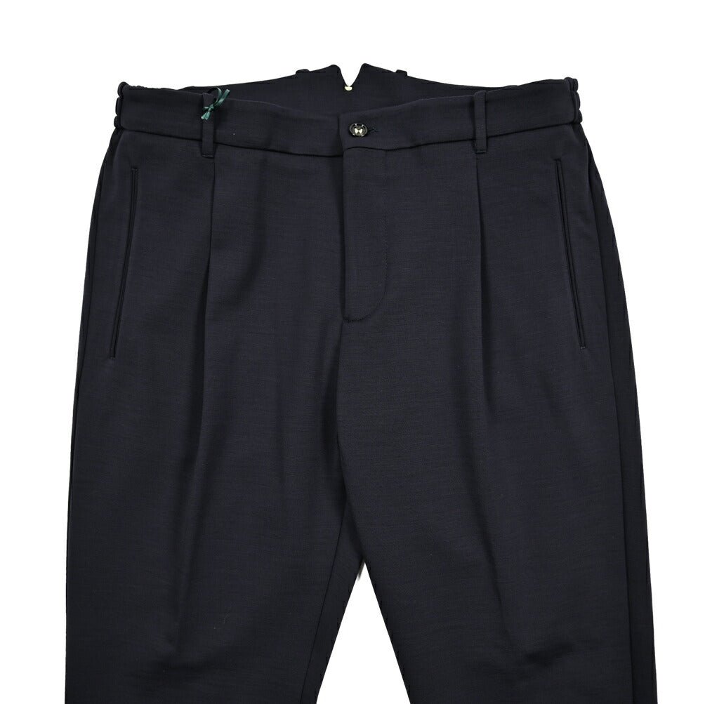 SALE|BERWICH "RETRO TECH" ストレッチウール ワンタックジャージースラックス|425247 - 48|GUARDAROBA MILANO OFFICIAL STORE