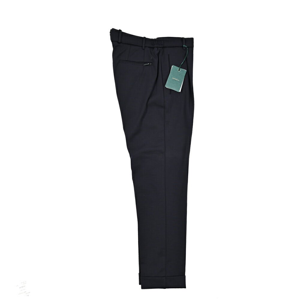 SALE|BERWICH "RETRO TECH" ストレッチウール ワンタックジャージースラックス|425247 - 48|GUARDAROBA MILANO OFFICIAL STORE