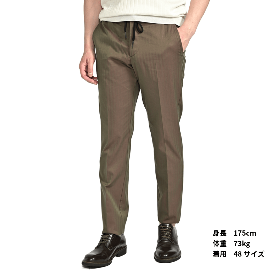 SALE|BERWICH SPIAGGIA コットン100% ノータックイージースラックス(ソラーロ)|421667 - 48|GUARDAROBA MILANO OFFICIAL STORE