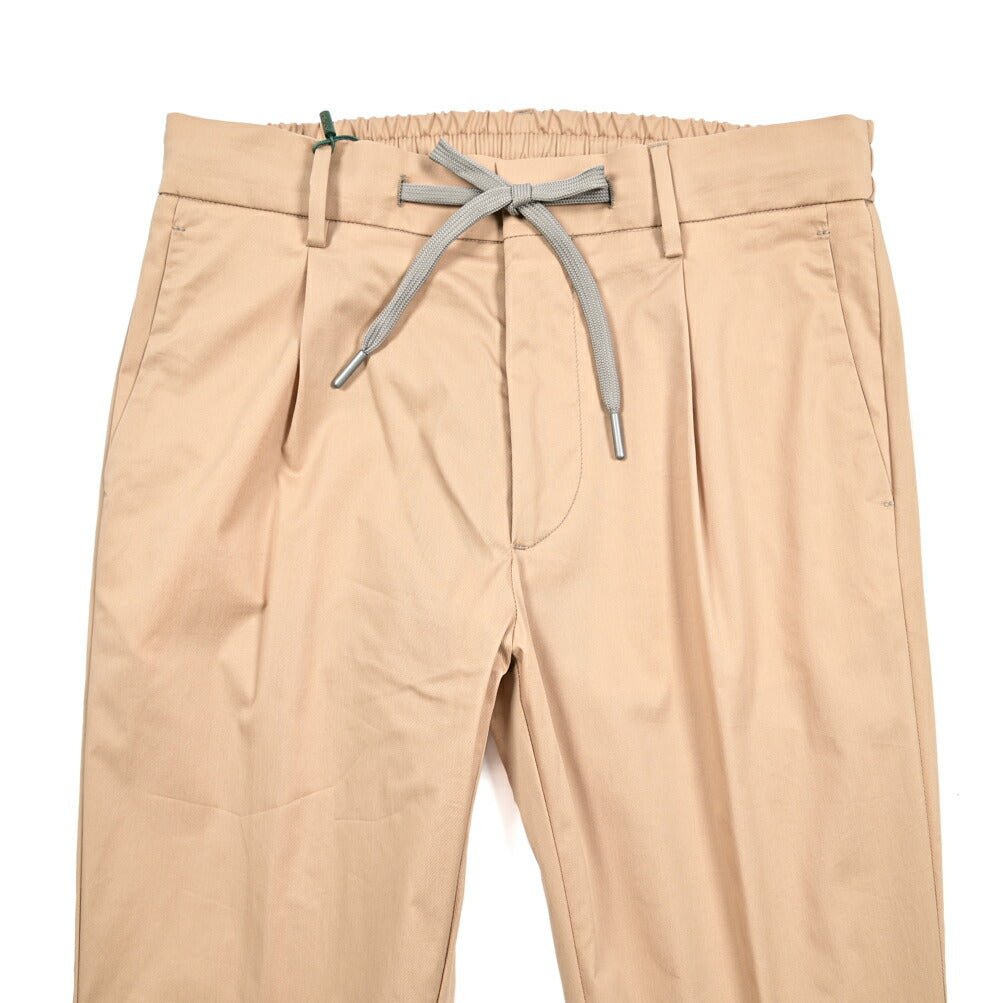 SALE|BERWICH "SPIAGGIA" ストレッチコットン ドローコード付きイージーパンツ|425291 - 46|GUARDAROBA MILANO OFFICIAL STORE