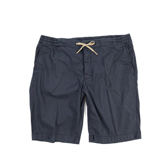 SALE|BERWICH “SPIAGGIA SHORT-GD” スーピマコットン ノータックショーツ ネイビー(navy665) 3XL | GUARDAROBA MILANO OFFICIAL STORE
