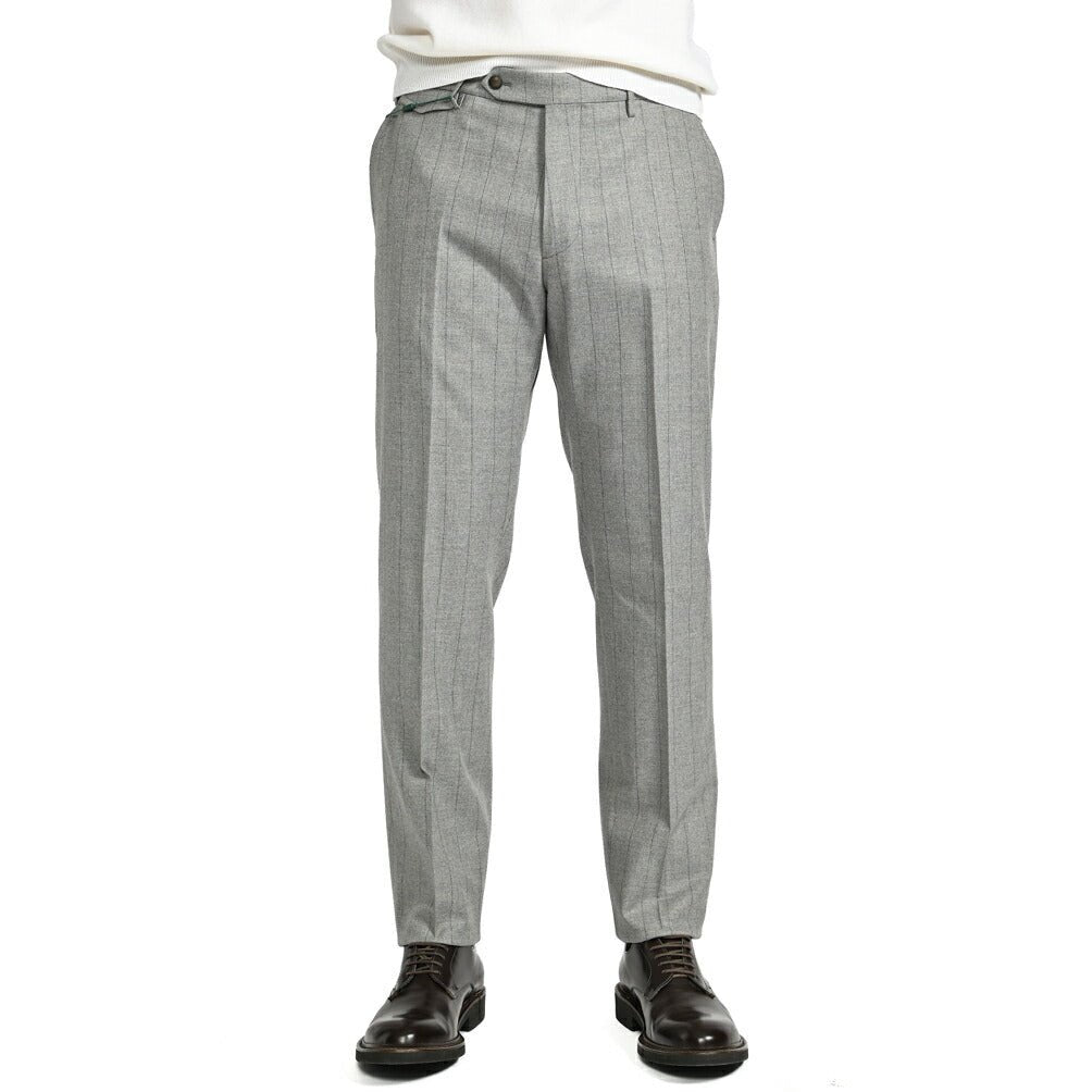 SALE|BERWICH VULCANO Z ウールコットン ノータックスラックス|411901 - 50|GUARDAROBA MILANO OFFICIAL STORE