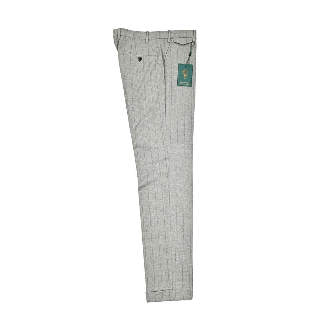 SALE|BERWICH VULCANO Z ウールコットン ノータックスラックス|411901 - 50|GUARDAROBA MILANO OFFICIAL STORE