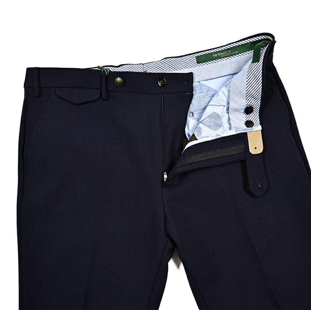 SALE|BERWICH VULCANO Z ストレッチポリエステルウール ノータックスラックス|411909 - 50|GUARDAROBA MILANO OFFICIAL STORE