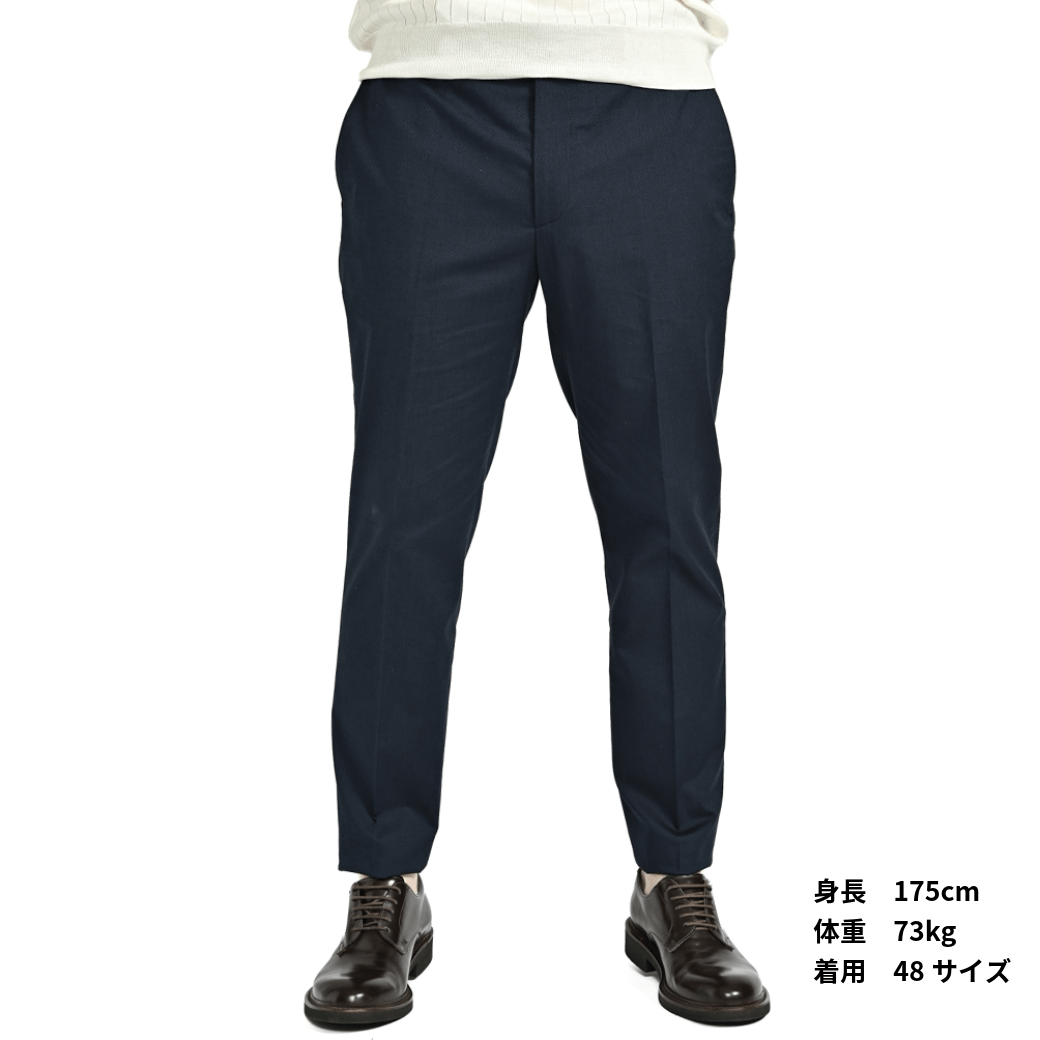 SALE|BERWICH YRETRO ストレッチコットン ノータックスラックス|421741 - 50|GUARDAROBA MILANO OFFICIAL STORE