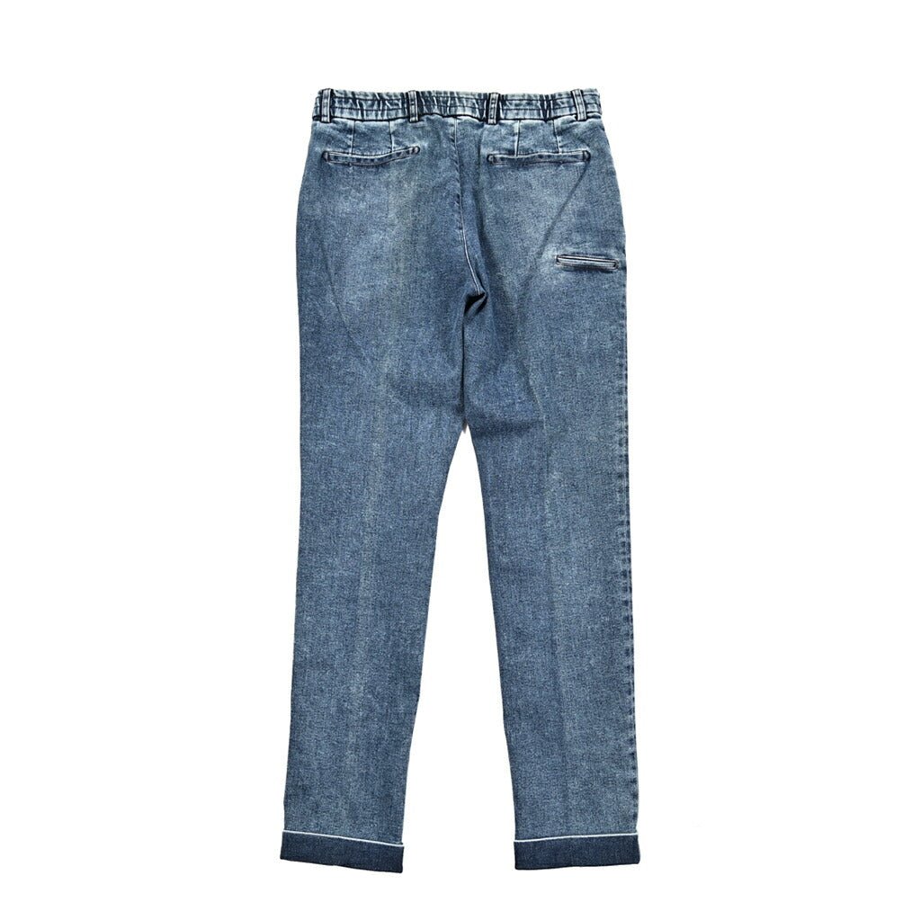 SALE|BERWICH "YRETRO" ストレッチデニム ノータックスリムパンツ(デニスラ)|424932 - 46|GUARDAROBA MILANO OFFICIAL STORE