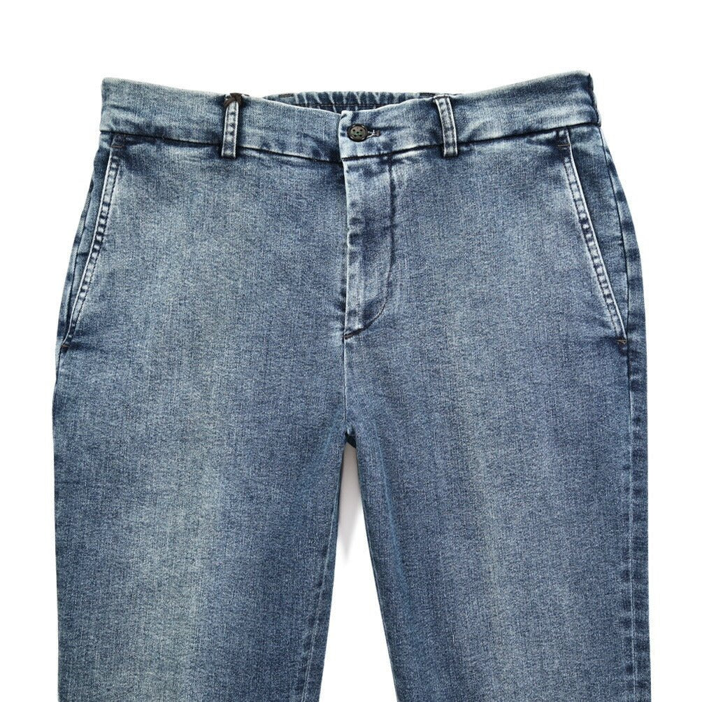 SALE|BERWICH "YRETRO" ストレッチデニム ノータックスリムパンツ(デニスラ)|424932 - 46|GUARDAROBA MILANO OFFICIAL STORE