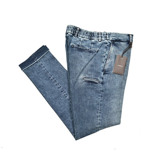 SALE|BERWICH "YRETRO" ストレッチデニム ノータックスリムパンツ(デニスラ)|424932 - 46|GUARDAROBA MILANO OFFICIAL STORE