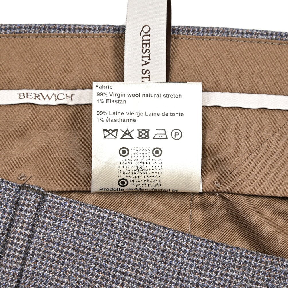 SALE|BERWICH "YRETRO LONG" ストレッチウール ノータックスラックス|433254-46|GUARDAROBA MILANO OFFICIAL STORE