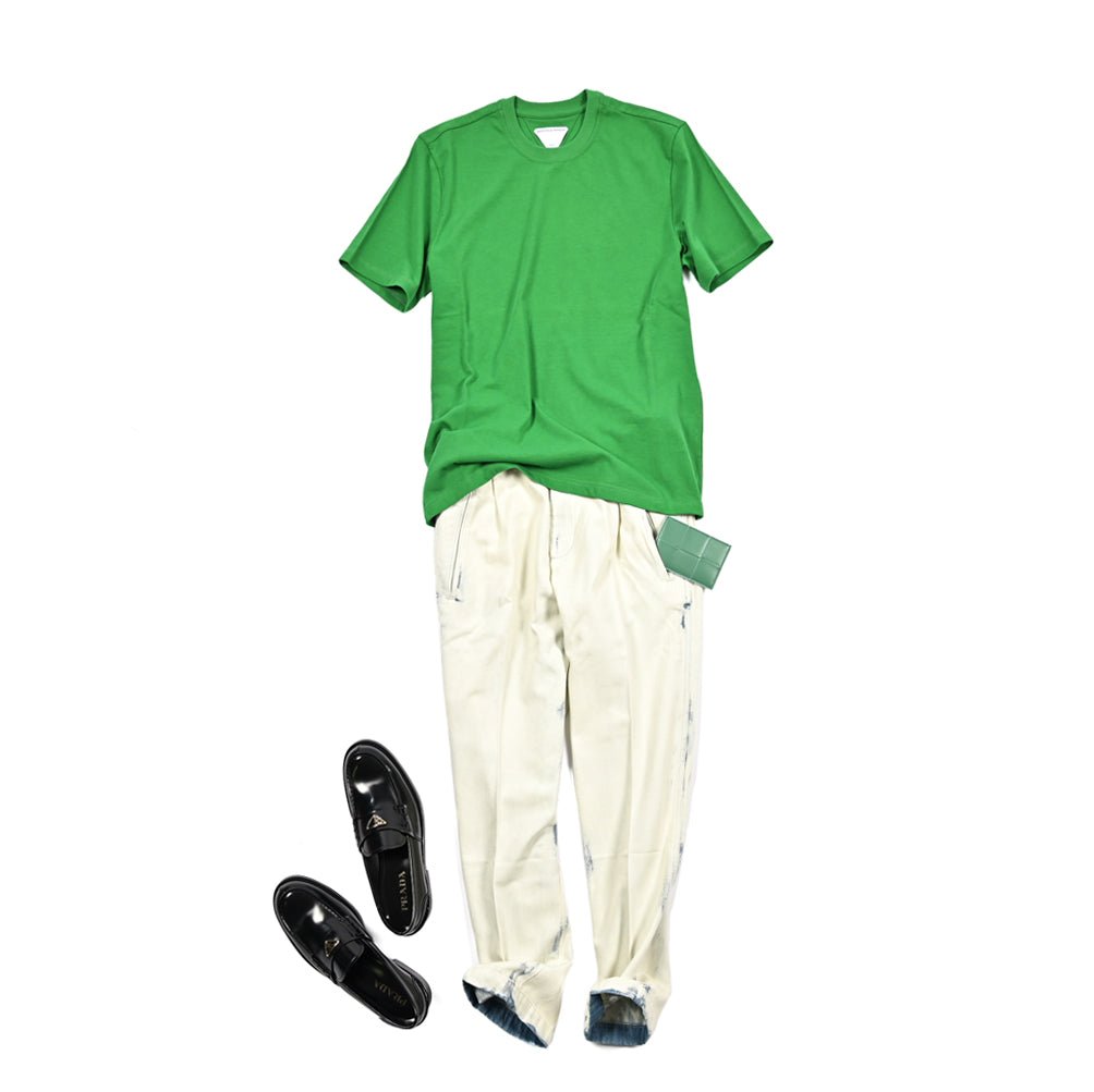 SALE|BOTTEGA VENETA コットン100% クルーネック半袖Tシャツ|416389|GUARDAROBA MILANO OFFICIAL STORE