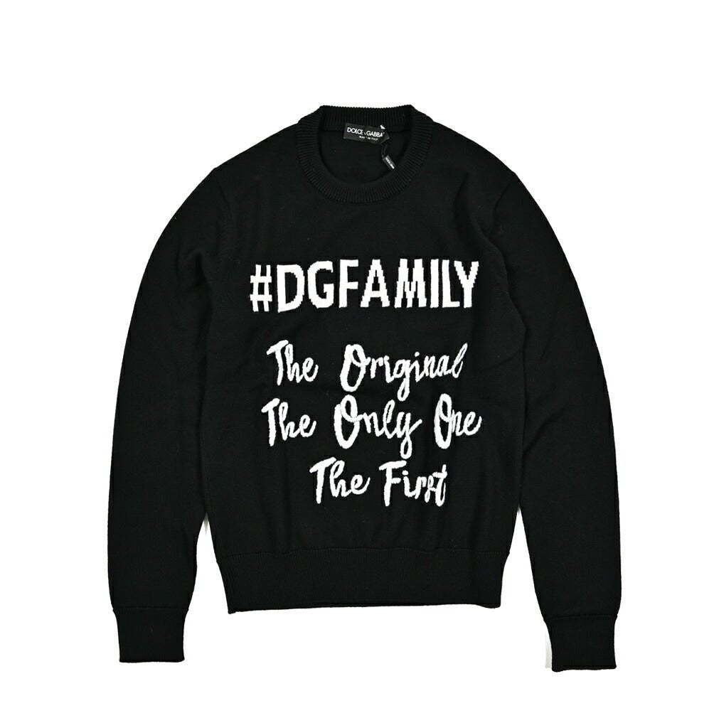 SALE|DOLCE & GABBANA ヴァージンウール100% クルーネックニットセーター|415983 - 44|GUARDAROBA MILANO OFFICIAL STORE