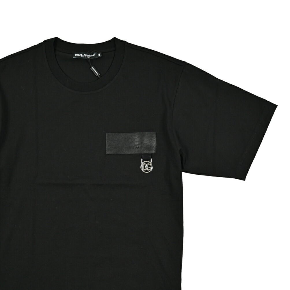 SALE|DOLCE & GABBANA コットン100% ワンポイントロゴ オーバーサイズ半袖Tシャツ|416014 - 44|GUARDAROBA MILANO OFFICIAL STORE