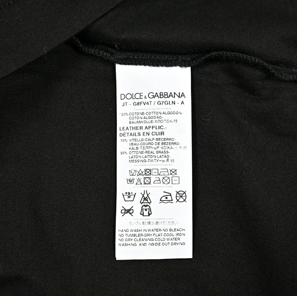 SALE|DOLCE & GABBANA コットン100% クルーネック半袖Tシャツ|416034 - 44|GUARDAROBA MILANO OFFICIAL STORE