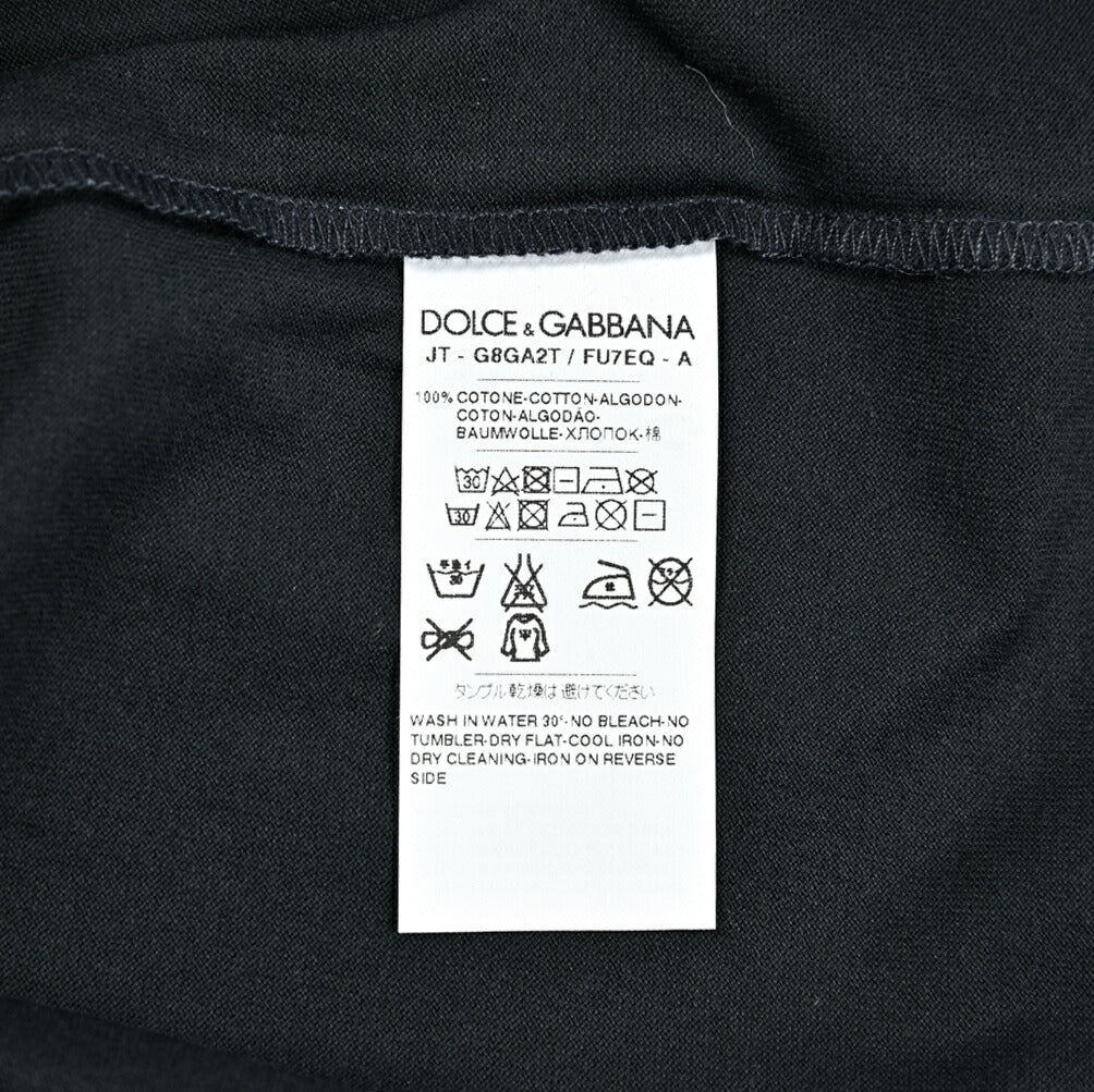 SALE|DOLCE & GABBANA コットン100% クルーネック長袖 Tシャツ|416038 - 46|GUARDAROBA MILANO OFFICIAL STORE