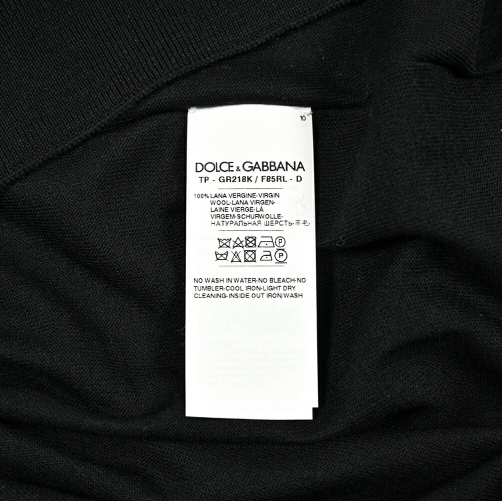 SALE|DOLCE & GABBANA ヴァージンウール100% Vネックニットセーター|416041 - 48|GUARDAROBA MILANO OFFICIAL STORE