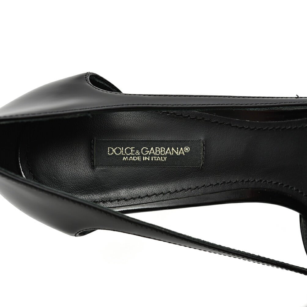 SALE|《レディース》DOLCE & GABBANA シャイニーカーフスキン セミセパレートパンプス(ピンヒール)|415881|GUARDAROBA MILANO OFFICIAL STORE