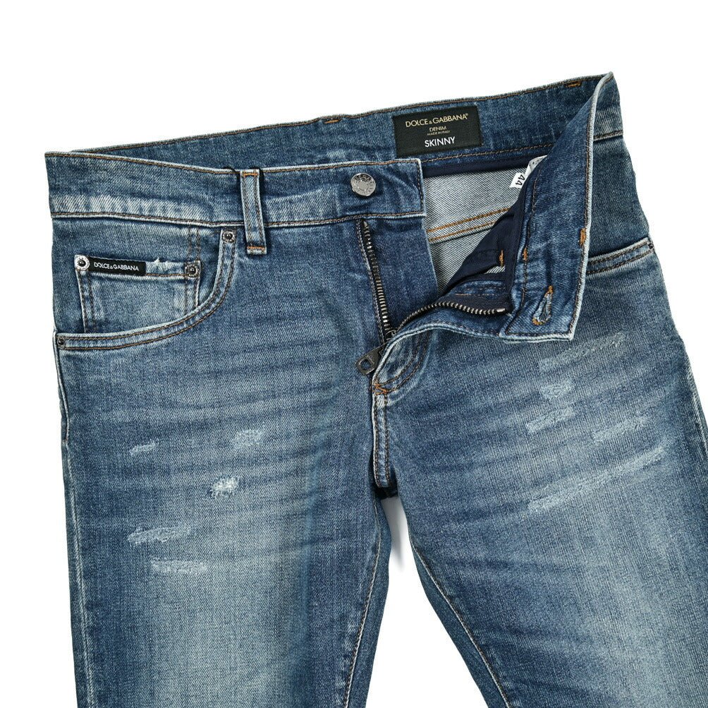 SALE|DOLCE & GABBANA ストレッチデニム ダメージスキニージーンズ|416083|GUARDAROBA MILANO OFFICIAL STORE