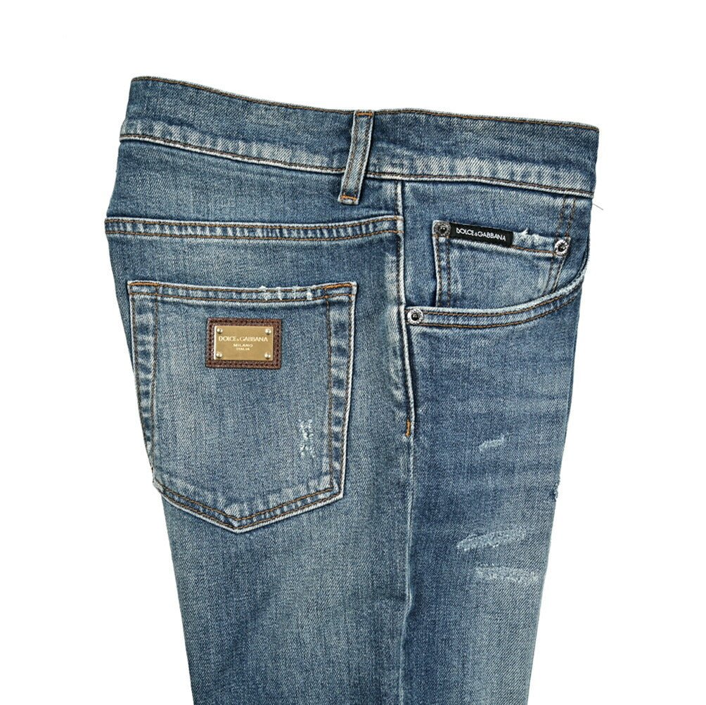 SALE|DOLCE & GABBANA ストレッチデニム ダメージスキニージーンズ|416083|GUARDAROBA MILANO OFFICIAL STORE