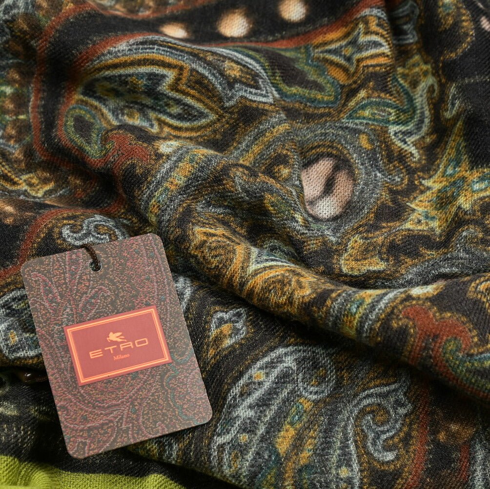 SALE|ETRO シルク100% ペイズリー柄ストール|414394|GUARDAROBA MILANO OFFICIAL STORE