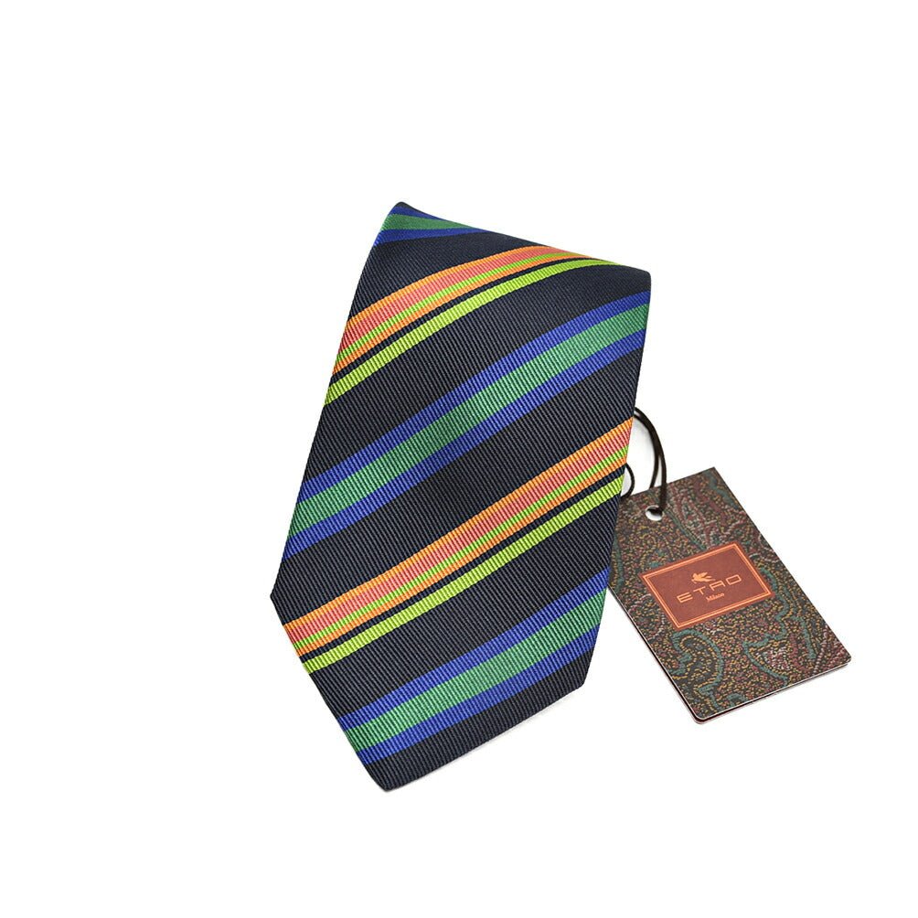 SALE|ETRO シルク100% レジメンタルネクタイ|406799|GUARDAROBA MILANO OFFICIAL STORE