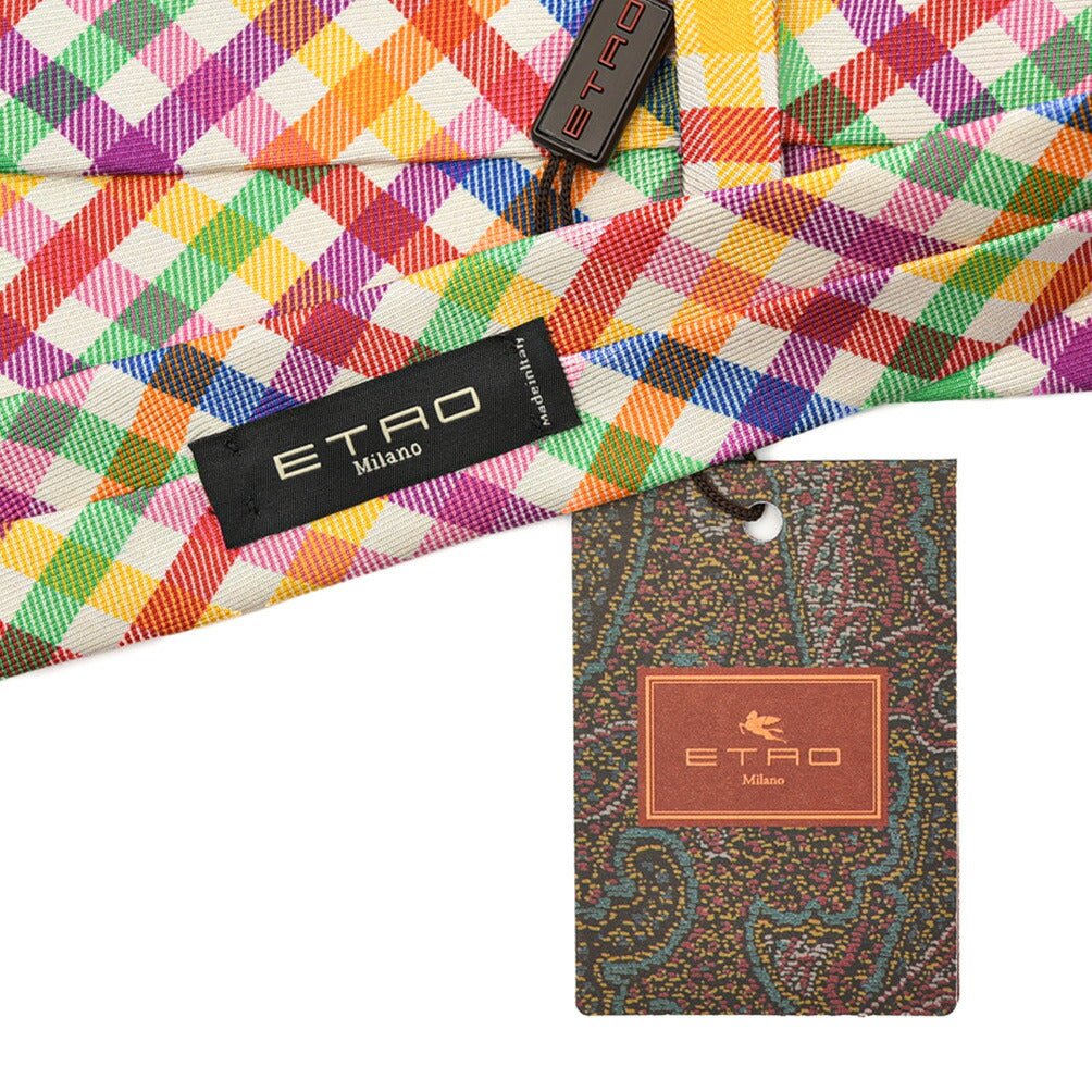 SALE|ETRO シルク100% チェックネクタイ|406801|GUARDAROBA MILANO OFFICIAL STORE