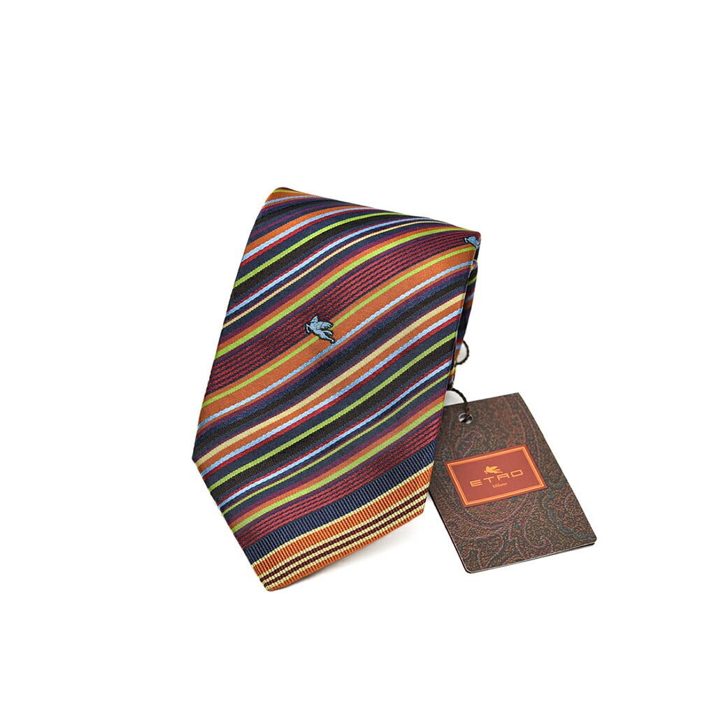 SALE|ETRO シルク100% レジメンタルネクタイ(ワイドタイ)|406748|GUARDAROBA MILANO OFFICIAL STORE