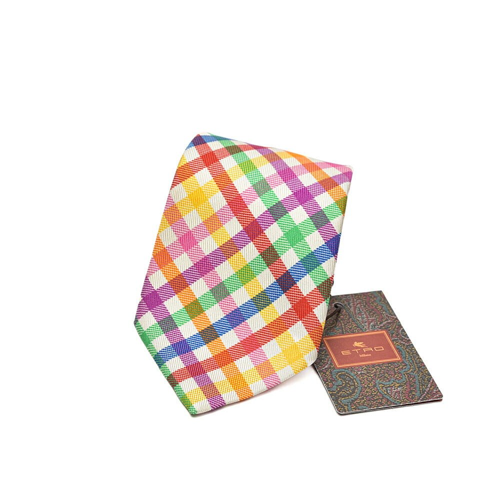 SALE|ETRO シルク100% チェックネクタイ|406801|GUARDAROBA MILANO OFFICIAL STORE