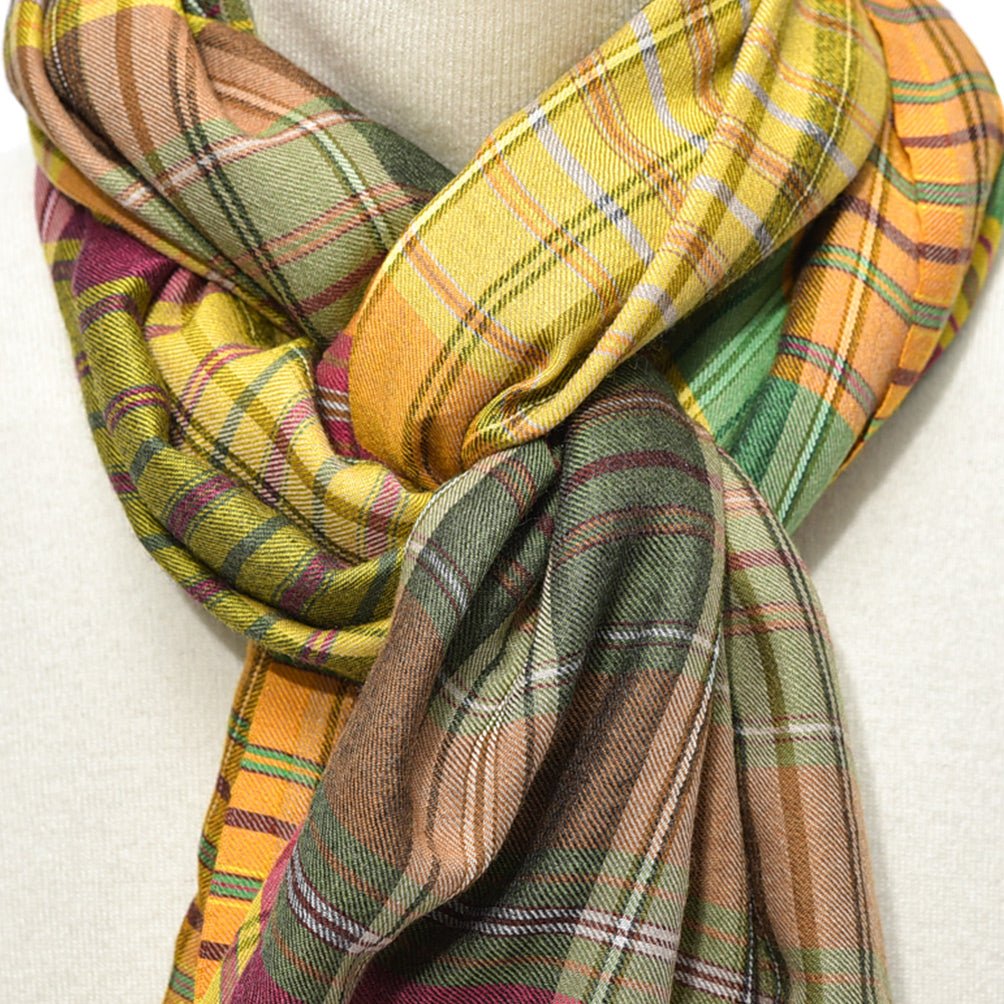 SALE|ETRO カシミヤウールシルク チェック柄ストール|407358|GUARDAROBA MILANO OFFICIAL STORE