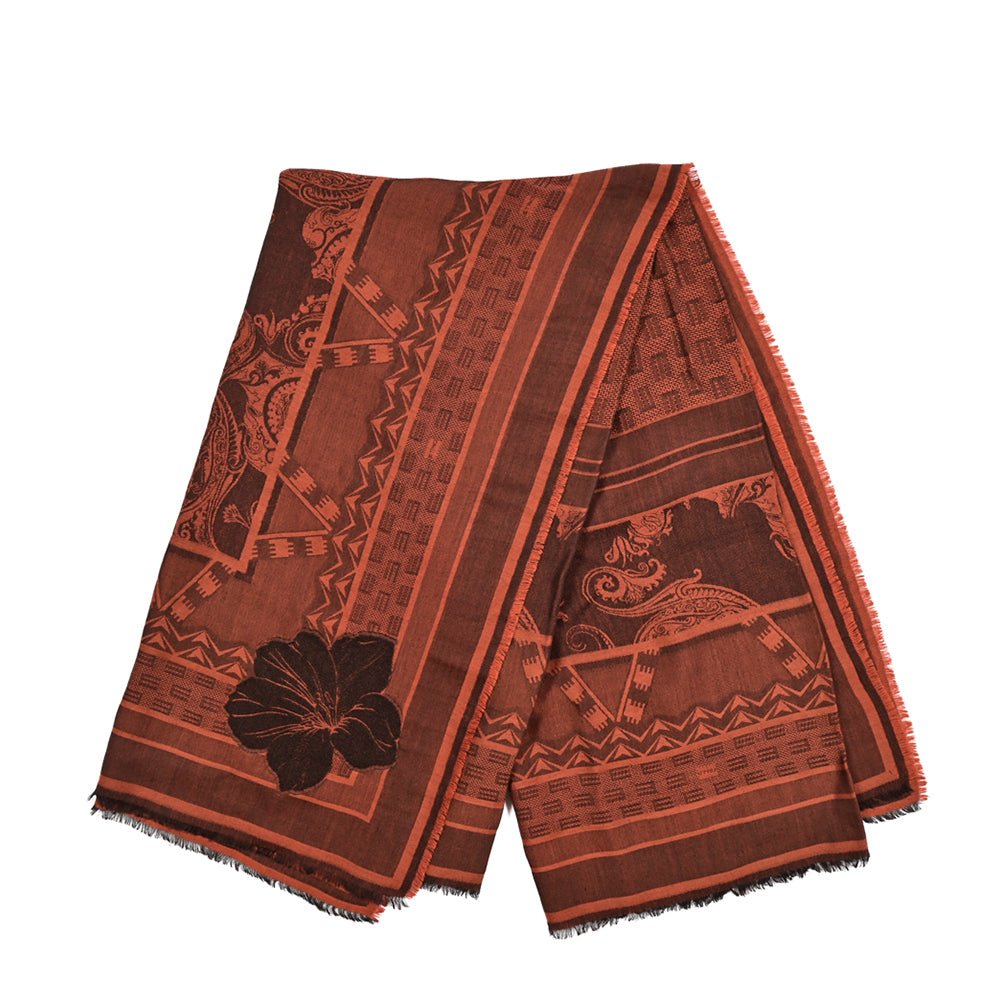 SALE|ETRO オリエンタル柄ストール ウールシルク|414399|GUARDAROBA MILANO OFFICIAL STORE