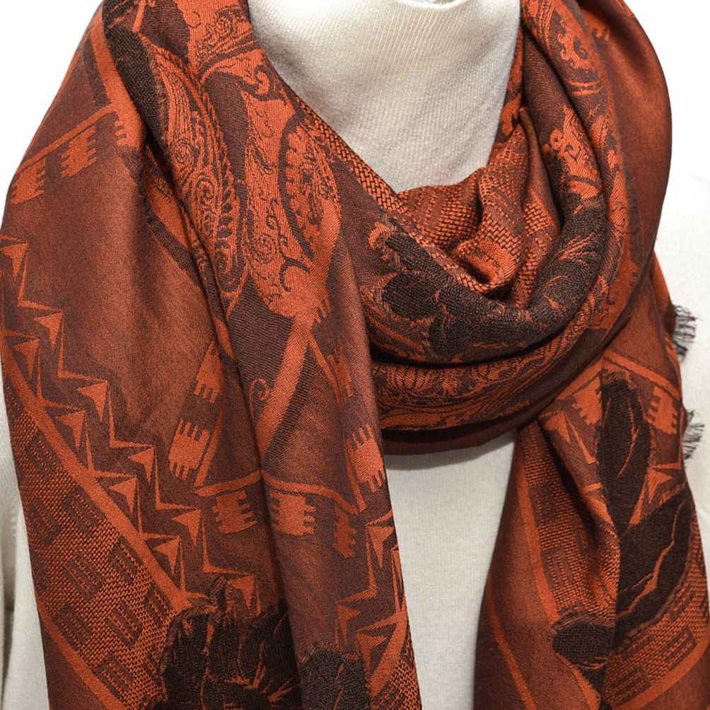 SALE|ETRO オリエンタル柄ストール ウールシルク|414399|GUARDAROBA MILANO OFFICIAL STORE