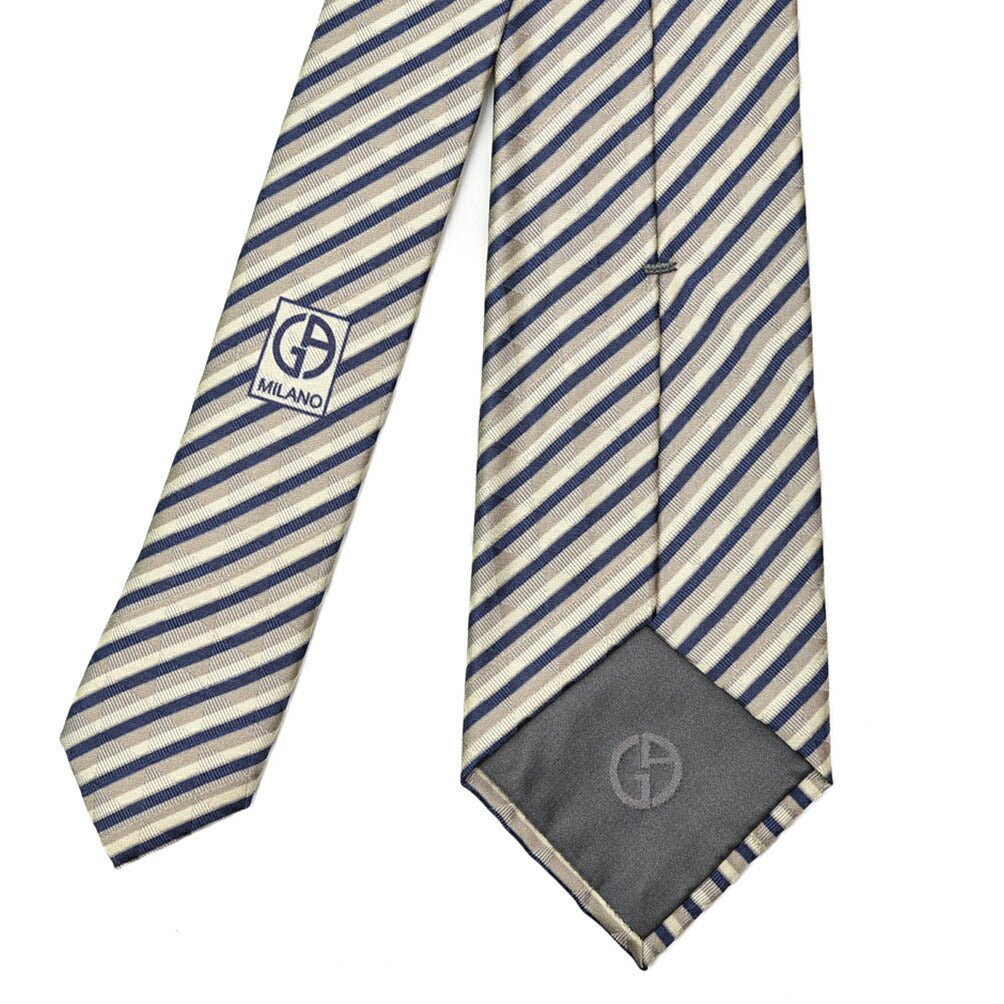 SALE|GIORGIO ARMANI シルク100% レジメンタルネクタイ|GUARDAROBA MILANO OFFICIAL STORE