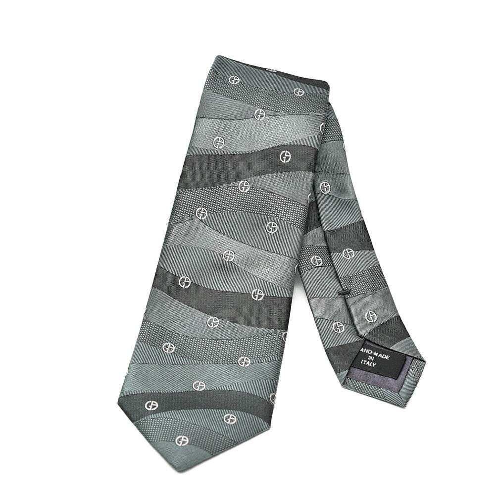 SALE|GIORGIO ARMANI シルク100% ロゴネクタイ|405113|GUARDAROBA MILANO OFFICIAL STORE