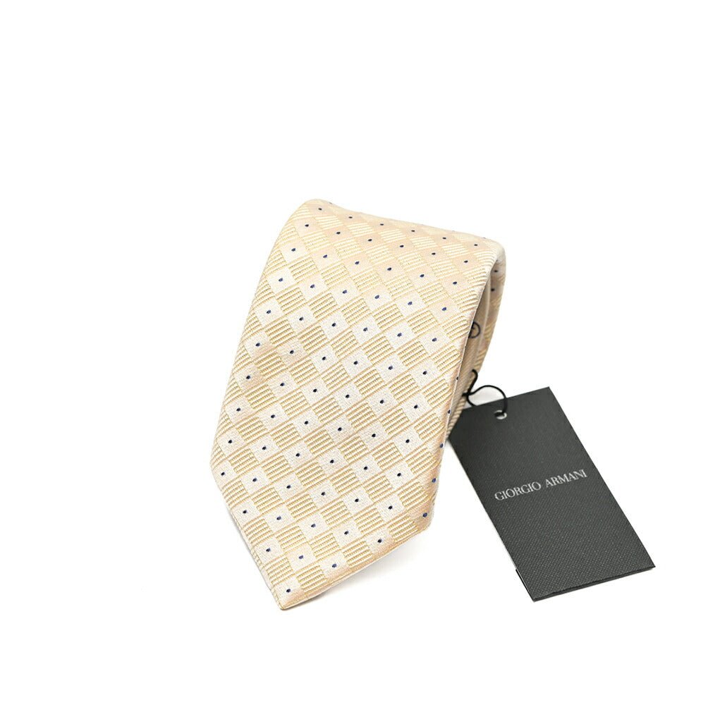 SALE|GIORGIO ARMANI コットンシルク 市松柄ネクタイ|404808|GUARDAROBA MILANO OFFICIAL STORE