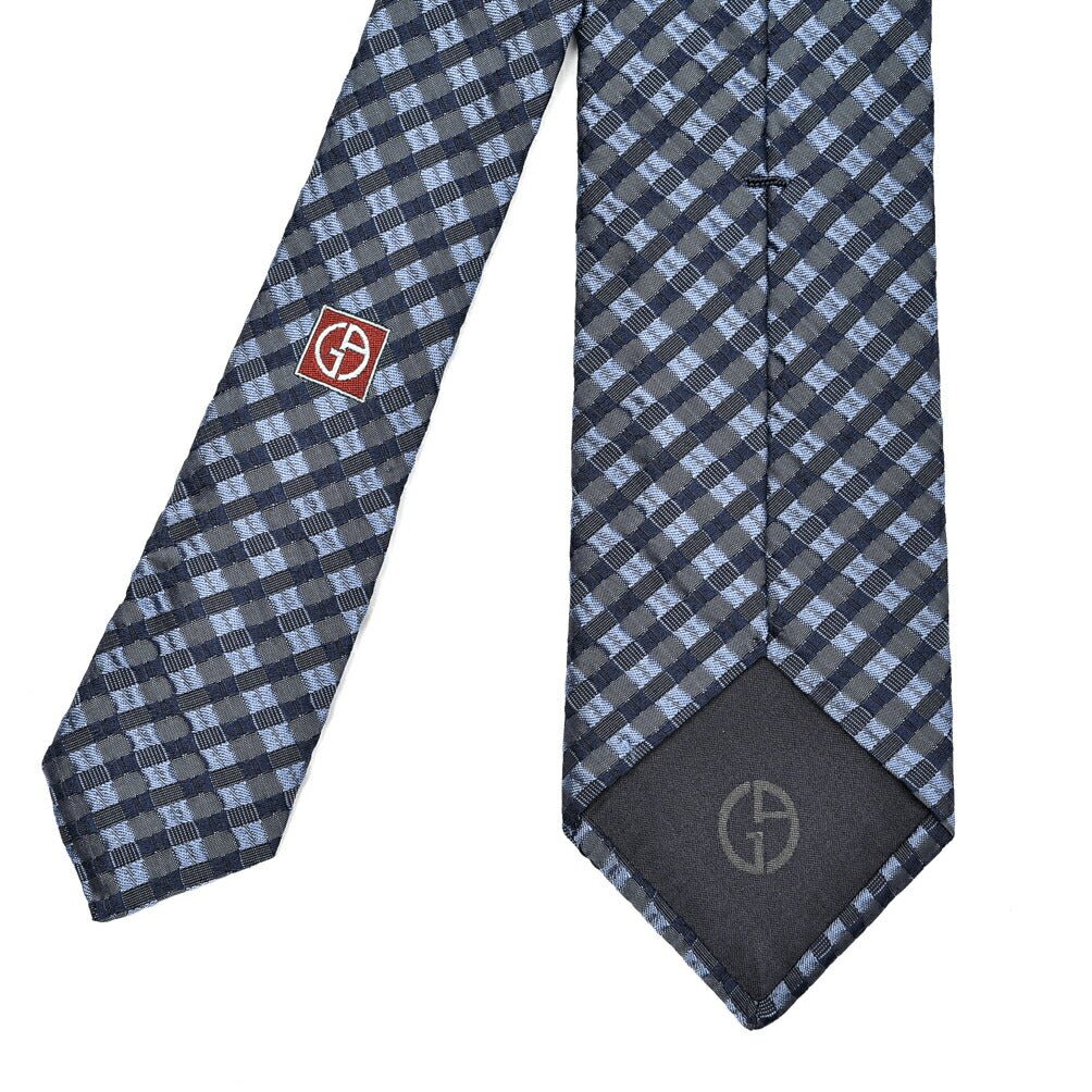 SALE|GIORGIO ARMANI シルクコットン シアサッカーネクタイ|402095|GUARDAROBA MILANO OFFICIAL STORE