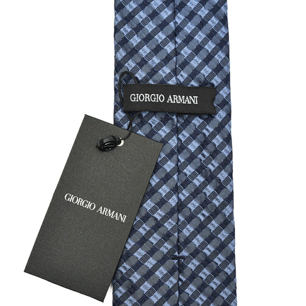 SALE|GIORGIO ARMANI シルクコットン シアサッカーネクタイ|402095|GUARDAROBA MILANO OFFICIAL STORE