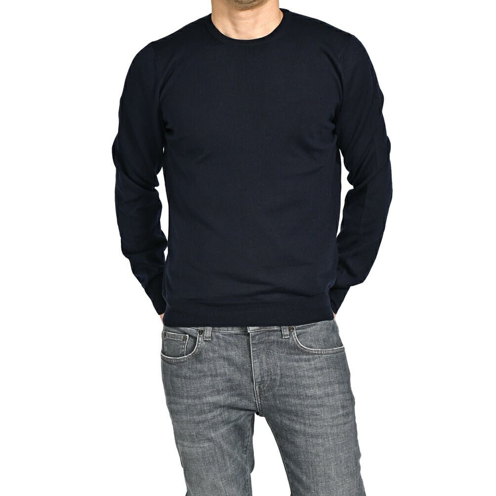SALE|GRAN SASSO ヴァージンウール100% クルーネックニットセーター|GUARDAROBA MILANO OFFICIAL STORE