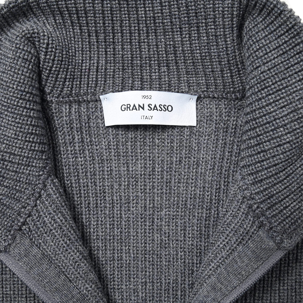 SALE|GRAN SASSO ヴァージンウール100% ハーフジップミドルゲージニットセーター|399721-B-46|GUARDAROBA MILANO OFFICIAL STORE