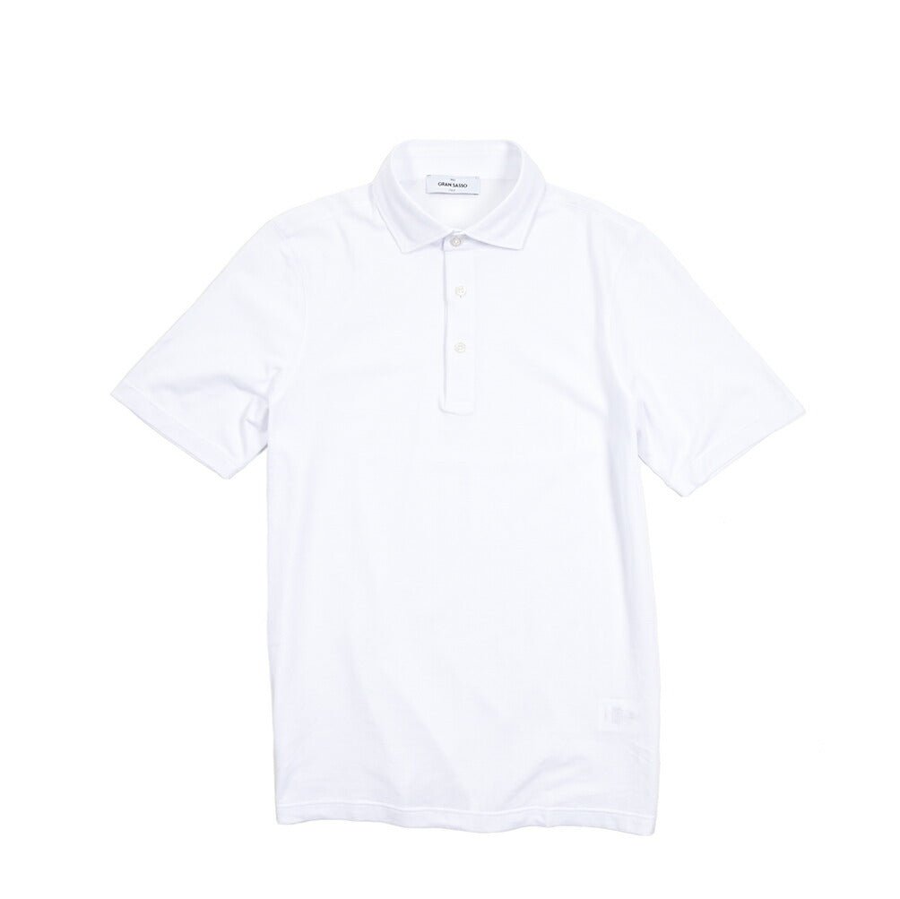 SALE｜GRAN SASSO グランサッソ / コットン100% 鹿の子ポロシャツ