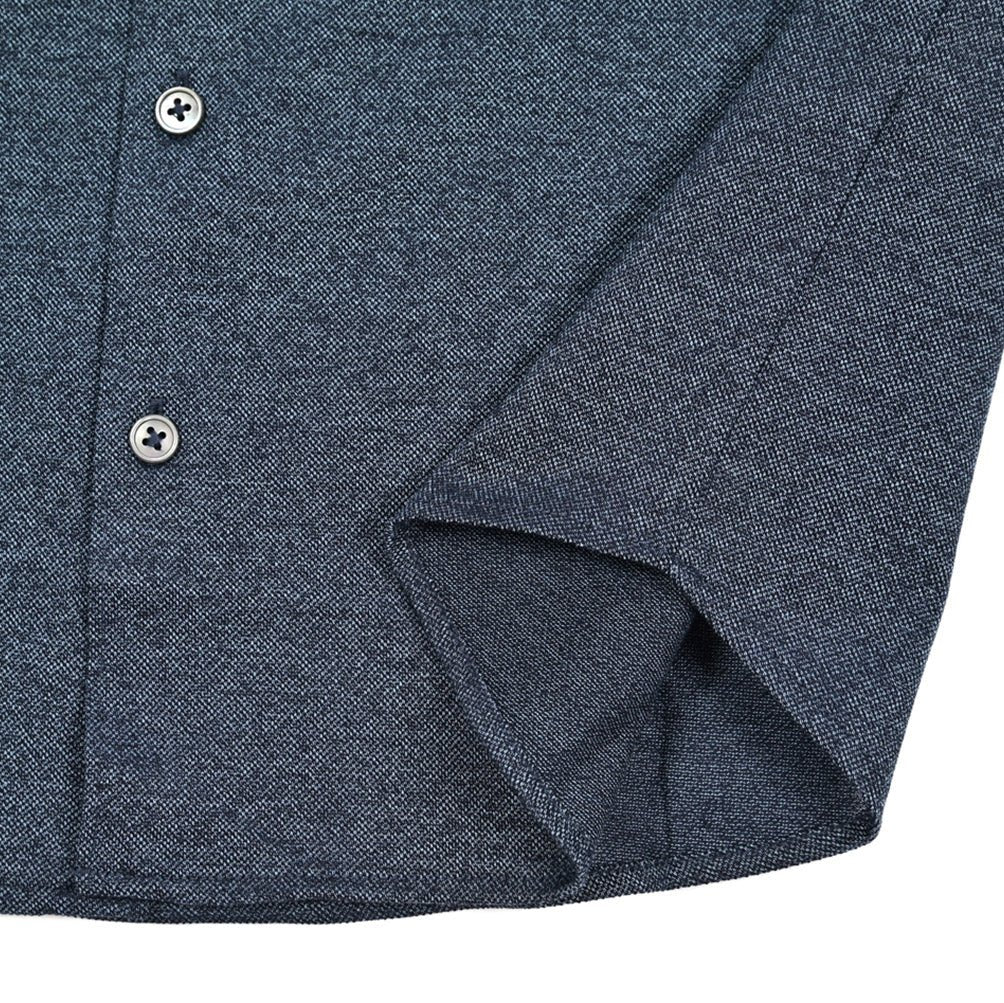 SALE|GRAN SASSO コットン100% ホリゾンタルカラー鹿の子シャツ|425934 - 48|GUARDAROBA MILANO OFFICIAL STORE