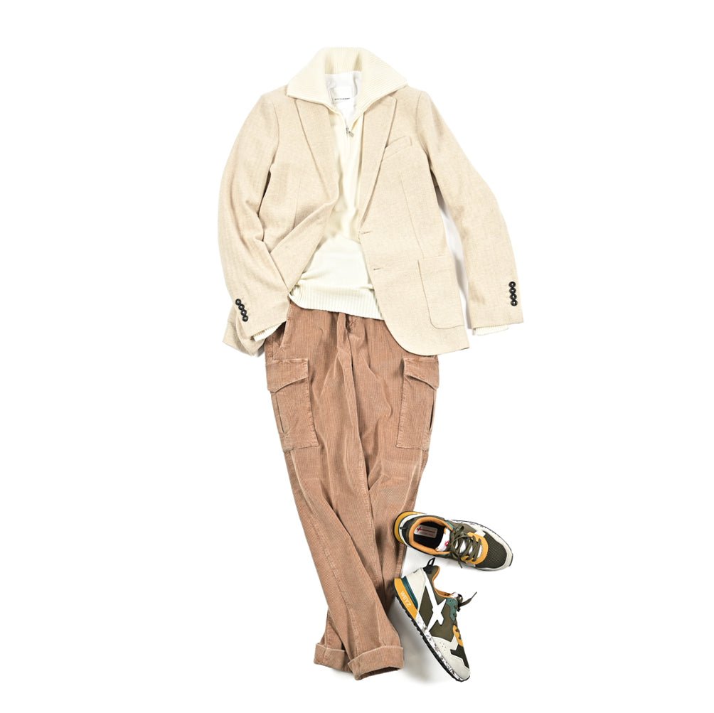SALE|GRAN SASSO ヴァージンウール100% ハーフジップハイゲージニットセーター / SLOWEAR|399735 - A - 50|GUARDAROBA MILANO OFFICIAL STORE