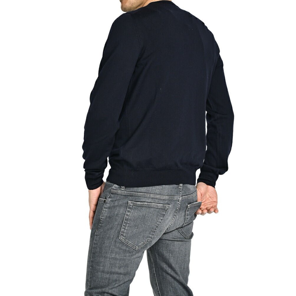 SALE|GRAN SASSO ヴァージンウール100% クルーネックニットセーター|GUARDAROBA MILANO OFFICIAL STORE