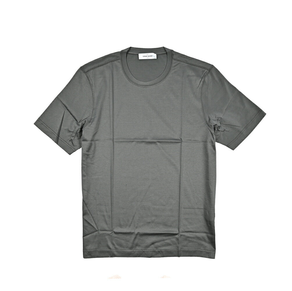 SALE|GRAN SASSO マーセライズコットン100% クルーネック半袖Tシャツ / FILO SCOZIA|422670 - 44|GUARDAROBA MILANO OFFICIAL STORE