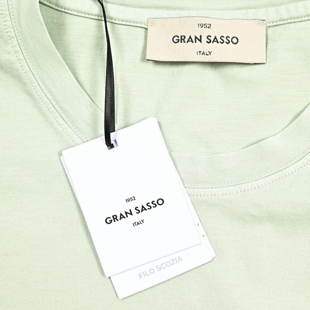 SALE|GRAN SASSO スムースコットン100% クルーネック半袖Tシャツ|411046|GUARDAROBA MILANO OFFICIAL STORE