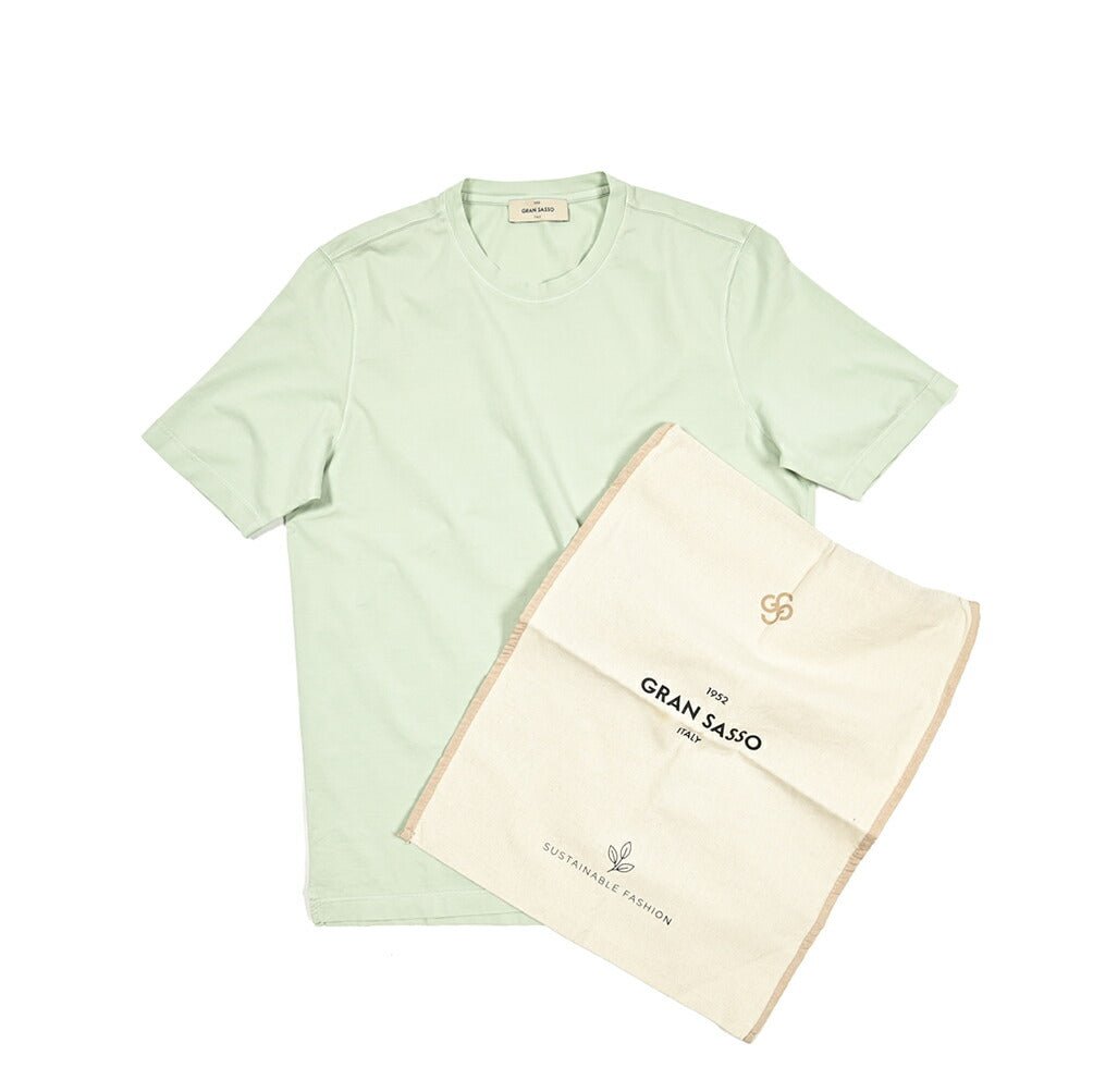 SALE|GRAN SASSO スムースコットン100% クルーネック半袖Tシャツ|411046|GUARDAROBA MILANO OFFICIAL STORE