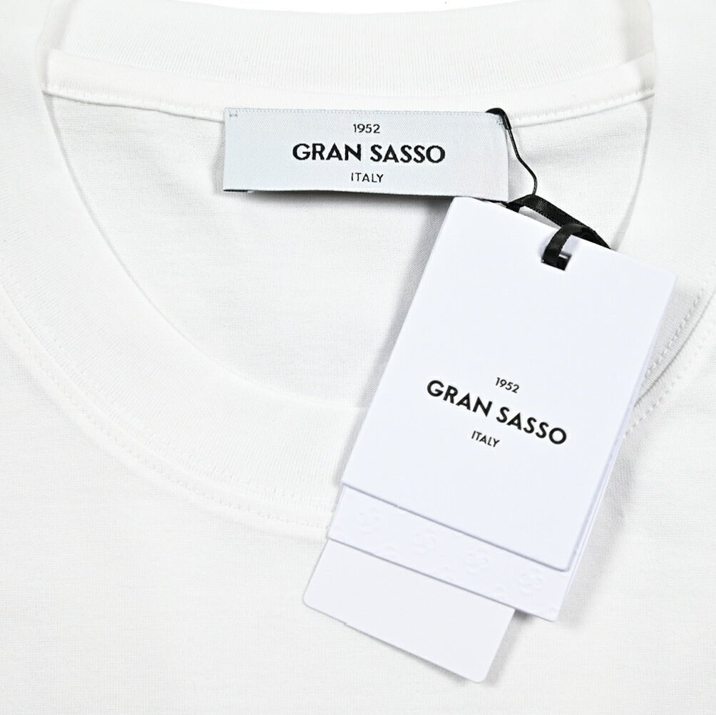 SALE|GRAN SASSO スムースコットン100% クルーネック半袖Tシャツ|422809 - 44|GUARDAROBA MILANO OFFICIAL STORE
