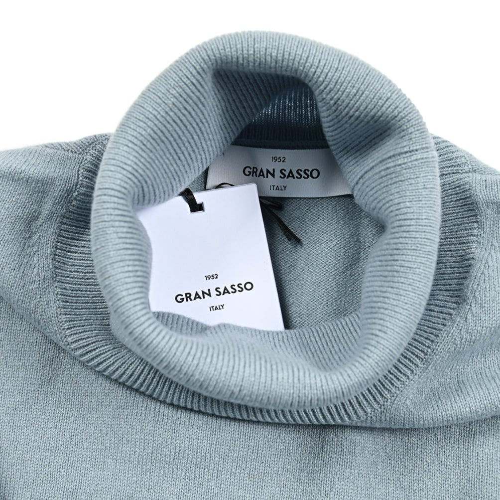 SALE|GRAN SASSO ヴァージンウールカシミヤ タートルネックニットセーター / SLOWEAR|415486 - A - 46|GUARDAROBA MILANO OFFICIAL STORE
