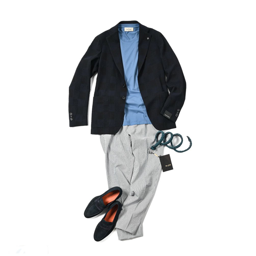 GRAN SASSO VINTAGE オーガニックコットン100% クルーネック半袖Tシャツ / SLOWEAR|406139 - A - 46|GUARDAROBA MILANO OFFICIAL STORE