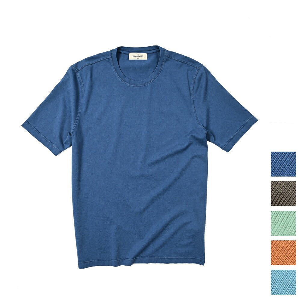 グランサッソ / GRANSASSO / クルーネック ニット Tシャツ